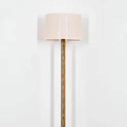 Lampes En Tissu-hofstein Bassagoda Lampadaire Brun, Écru, Noir, 1 lumière