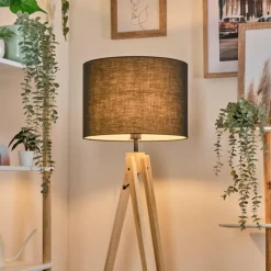 Lampes En Tissu-hofstein Bassagoda Lampadaire Écru, 1 lumière