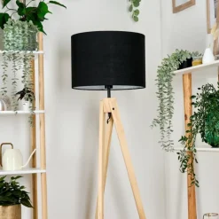 Lampes En Tissu-hofstein Bassagoda Lampadaire Écru, 1 lumière