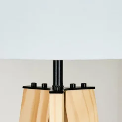 Lampes En Tissu-hofstein Bassagoda Lampadaire Écru, 1 lumière