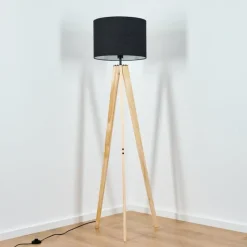 Lampes En Tissu-hofstein Bassagoda Lampadaire Écru, 1 lumière