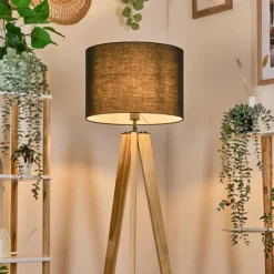 Lampes En Tissu-hofstein Bassagoda Lampadaire Écru, 1 lumière