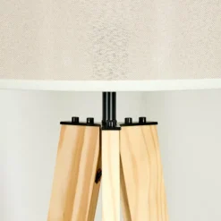 Lampes En Tissu-hofstein Bassagoda Lampadaire Écru, 1 lumière