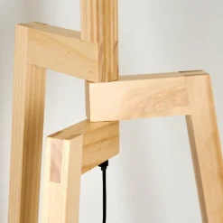 Lampes En Tissu-hofstein Bassagoda Lampadaire Écru, 1 lumière