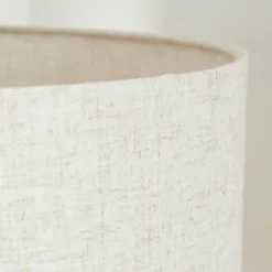 Lampes En Tissu-hofstein Bassagoda Lampadaire Écru, 1 lumière