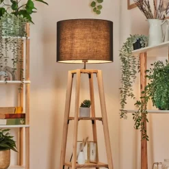 Lampes En Tissu-hofstein Bassagoda Lampadaire Écru, 1 lumière