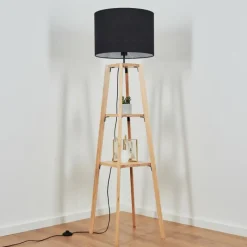 Lampes En Tissu-hofstein Bassagoda Lampadaire Écru, 1 lumière