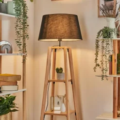 Lampes En Tissu-hofstein Bassagoda Lampadaire Écru, 1 lumière