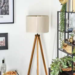 Lampes En Tissu-hofstein Bassagoda Lampadaire Écru, 1 lumière