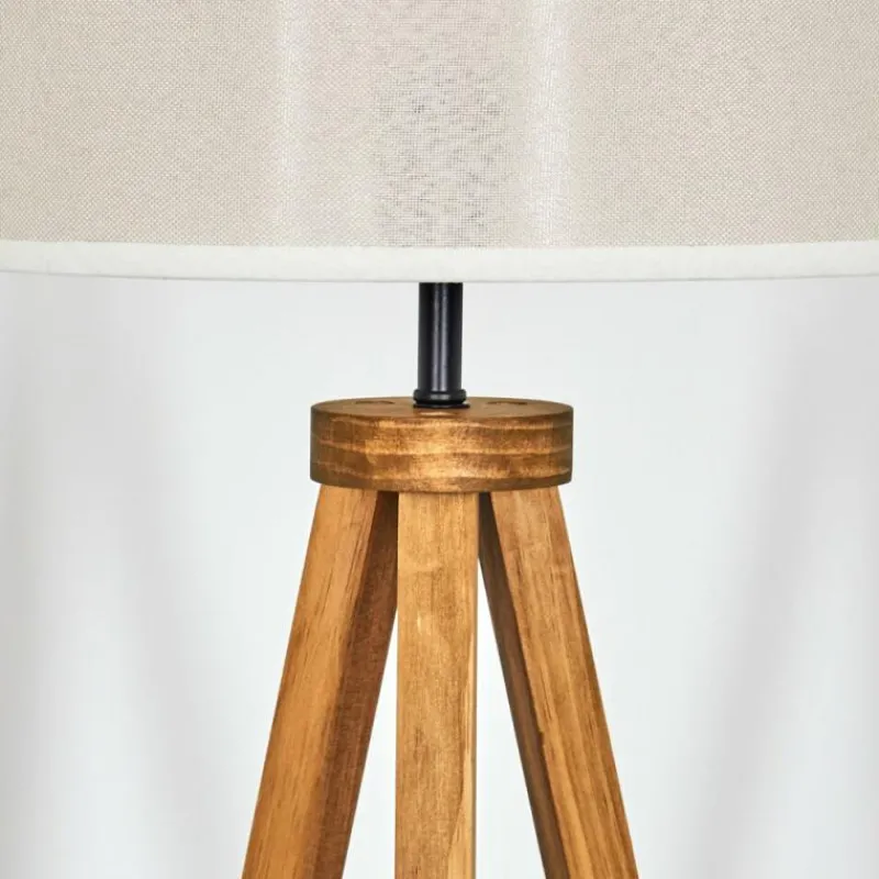 Lampes En Tissu-hofstein Bassagoda Lampadaire Écru, 1 lumière