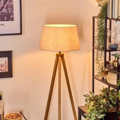 Lampes En Tissu-hofstein Bassagoda Lampadaire Écru, 1 lumière