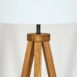 Lampes En Tissu-hofstein Bassagoda Lampadaire Écru, 1 lumière