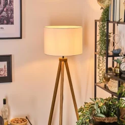 Lampes En Tissu-hofstein Bassagoda Lampadaire Écru, 1 lumière