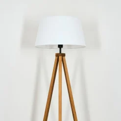 Lampes En Tissu-hofstein Bassagoda Lampadaire Écru, 1 lumière