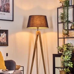 Lampes En Tissu-hofstein Bassagoda Lampadaire Écru, 1 lumière