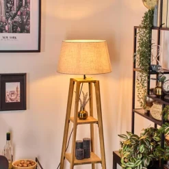 Lampes En Tissu-hofstein Bassagoda Lampadaire Écru, 1 lumière