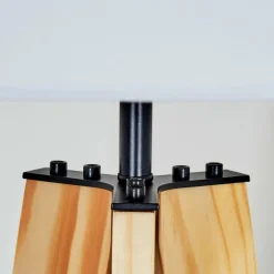 Lampes En Tissu-hofstein Bassagoda Lampadaire Écru, 1 lumière