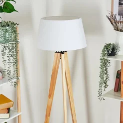 Lampes En Tissu-hofstein Bassagoda Lampadaire Écru, 1 lumière