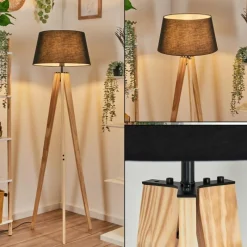 Lampes En Tissu-hofstein Bassagoda Lampadaire Écru, 1 lumière