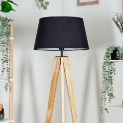 Lampes En Tissu-hofstein Bassagoda Lampadaire Écru, 1 lumière