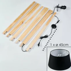 Lampes En Tissu-hofstein Bassagoda Lampadaire Écru, 1 lumière