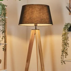 Lampes En Tissu-hofstein Bassagoda Lampadaire Écru, 1 lumière
