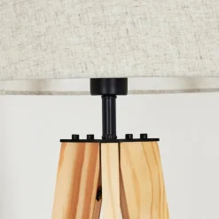 Lampes En Tissu-hofstein Bassagoda Lampadaire Écru, 1 lumière