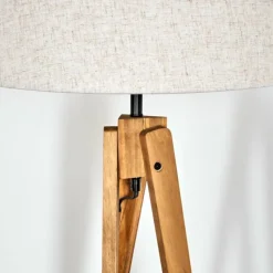 Lampes En Tissu-hofstein Bassagoda Lampadaire Écru, 1 lumière