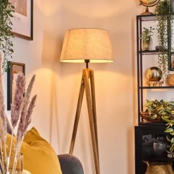 Lampes En Tissu-hofstein Bassagoda Lampadaire Écru, 1 lumière