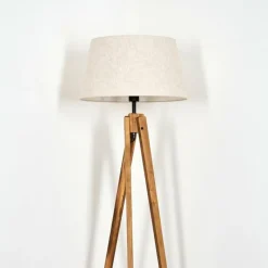 Lampes En Tissu-hofstein Bassagoda Lampadaire Écru, 1 lumière