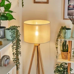 Lampes En Tissu-hofstein Bassagoda Lampadaire Écru, 1 lumière