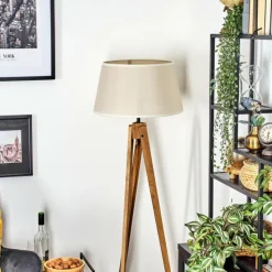 Lampes En Tissu-hofstein Bassagoda Lampadaire Écru, 1 lumière