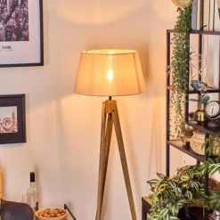 Lampes En Tissu-hofstein Bassagoda Lampadaire Écru, 1 lumière