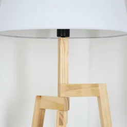 Lampes En Tissu-hofstein Bassagoda Lampadaire Écru, 1 lumière