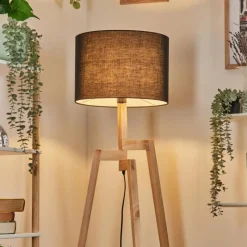 Lampes En Tissu-hofstein Bassagoda Lampadaire Écru, 1 lumière