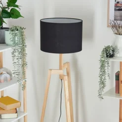 Lampes En Tissu-hofstein Bassagoda Lampadaire Écru, 1 lumière