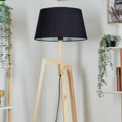 Lampes En Tissu-hofstein Bassagoda Lampadaire Écru, 1 lumière