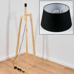 Lampes En Tissu-hofstein Bassagoda Lampadaire Écru, 1 lumière