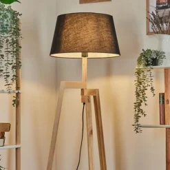 Lampes En Tissu-hofstein Bassagoda Lampadaire Écru, 1 lumière