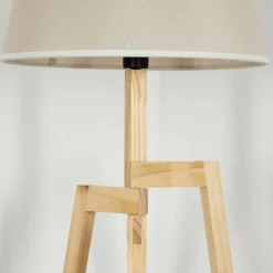 Lampes En Tissu-hofstein Bassagoda Lampadaire Écru, 1 lumière