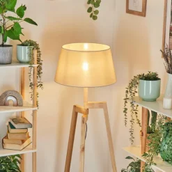 Lampes En Tissu-hofstein Bassagoda Lampadaire Écru, 1 lumière