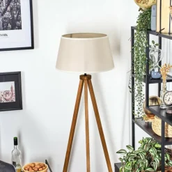 Lampes En Tissu-hofstein Bassagoda Lampadaire Écru, 1 lumière