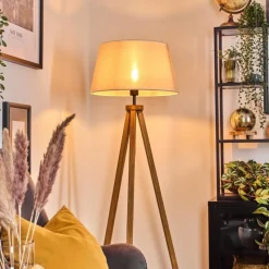 Lampes En Tissu-hofstein Bassagoda Lampadaire Écru, 1 lumière