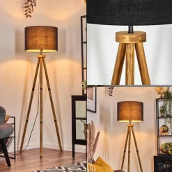 Lampes En Tissu-hofstein Bassagoda Lampadaire Écru, 1 lumière