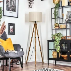 Lampes En Tissu-hofstein Bassagoda Lampadaire Écru, 1 lumière