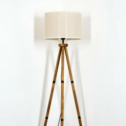 Lampes En Tissu-hofstein Bassagoda Lampadaire Écru, 1 lumière