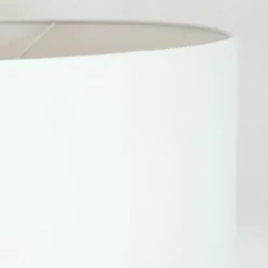 Lampes En Tissu-hofstein Bassagoda Lampadaire Écru, Noir, 1 lumière