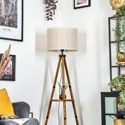 Lampes En Tissu-hofstein Bassagoda Lampadaire Écru, 1 lumière