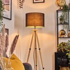 Lampes En Tissu-hofstein Bassagoda Lampadaire Écru, 1 lumière