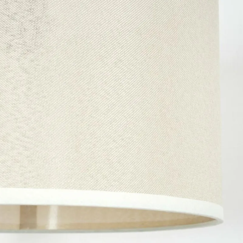 Lampes En Tissu-hofstein Bassagoda Lampadaire Écru, Noir, 1 lumière